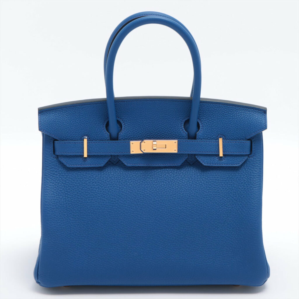 Hermes Birkin bag 30 Togo Blue