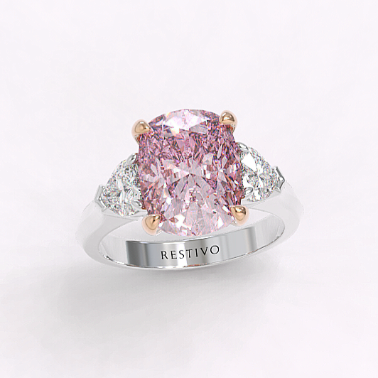 Exclusive Restivo 6 carat Pink Cushion Cut Diamond price 3.500.000€