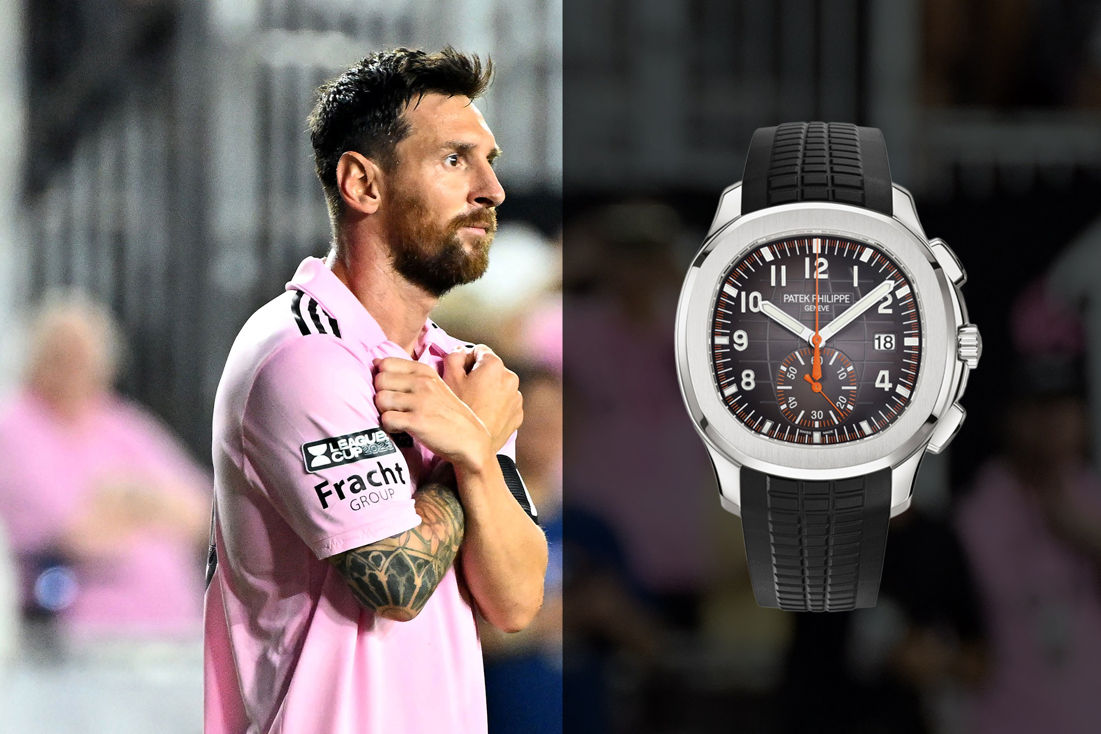 Lionel Messi's Style and the Patek Philippe Aquanaut Chronograph