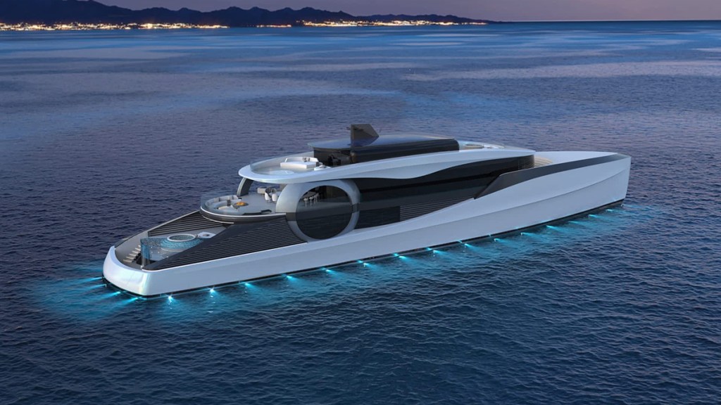 This 220-Foot Superyacht Concept Was Designed for Tech-Savvy