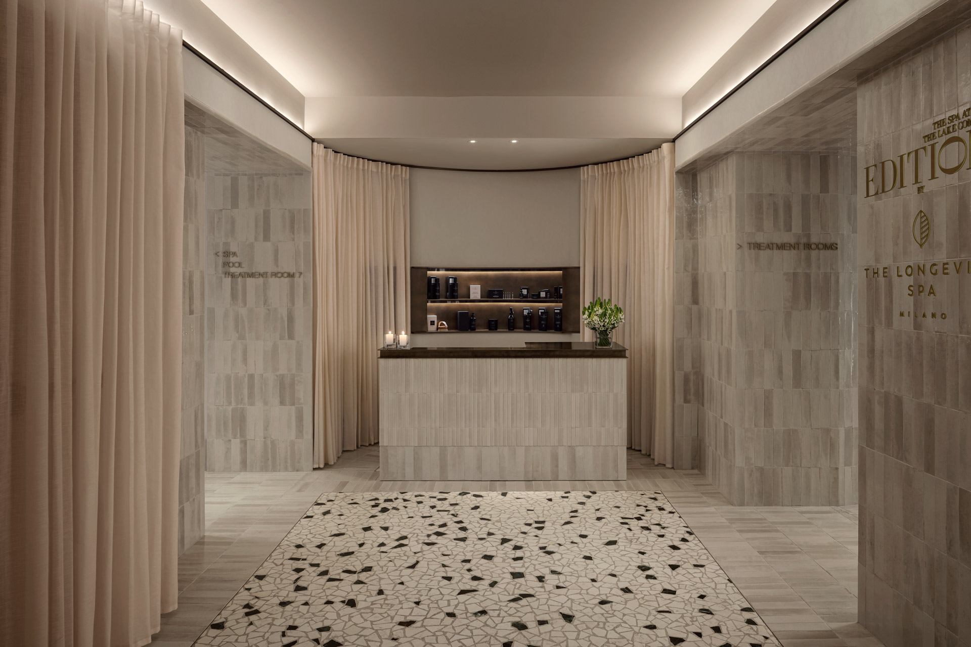 The Lake Como EDITION spa reception