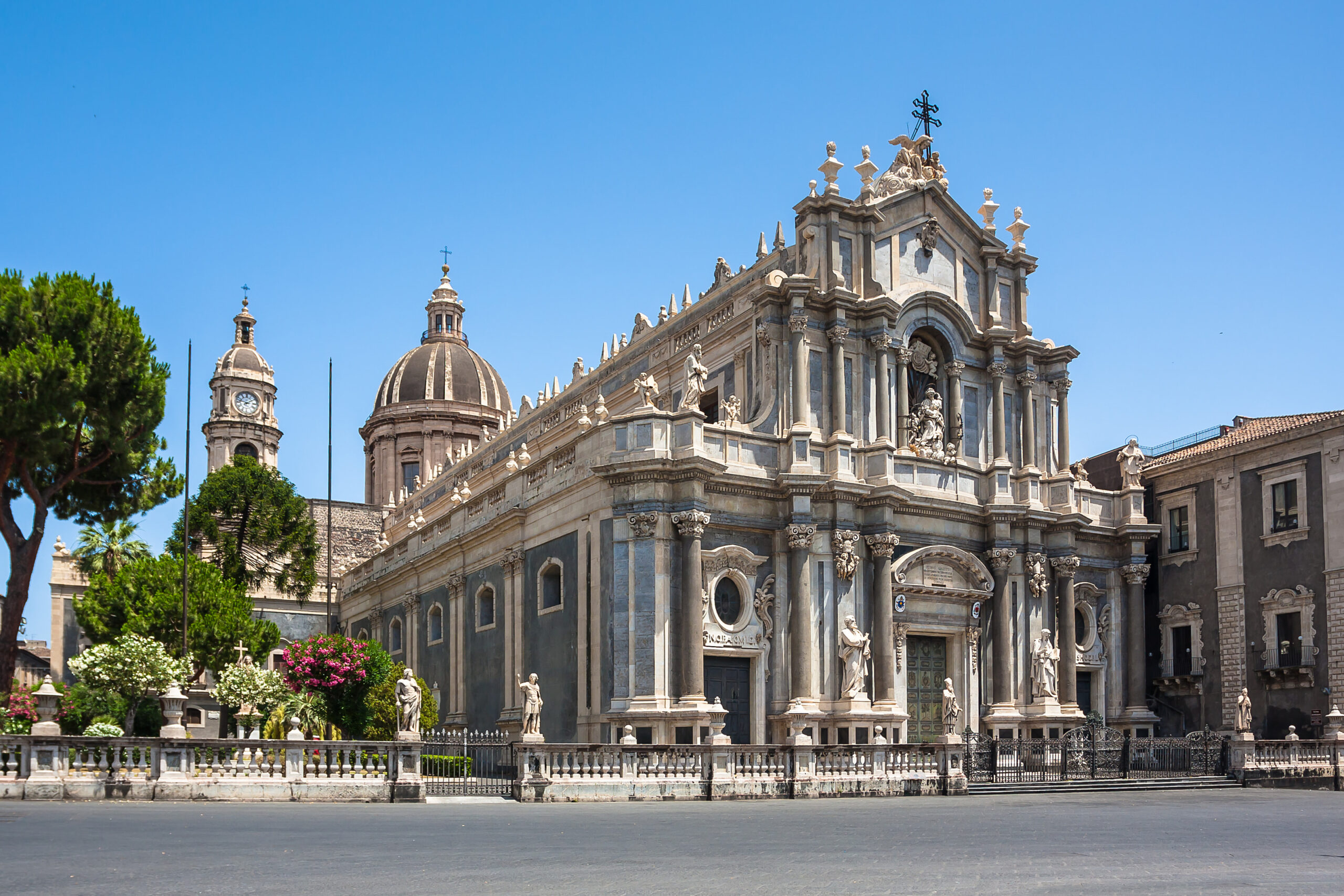 Cathedral of Sant'Agata and Piazza del Duomo in Catania