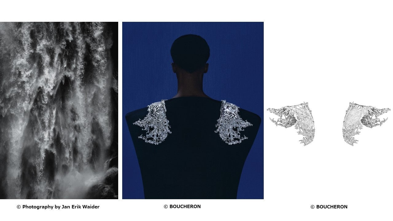 Eau Vive: official shoulder-jewellery composition