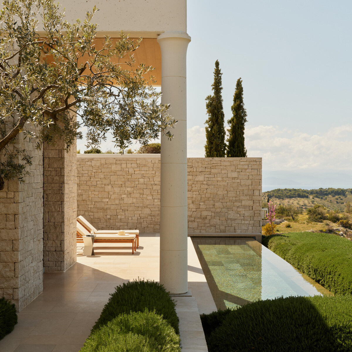 Deluxe Pool Pavilion terrace and private pool in the official gallery