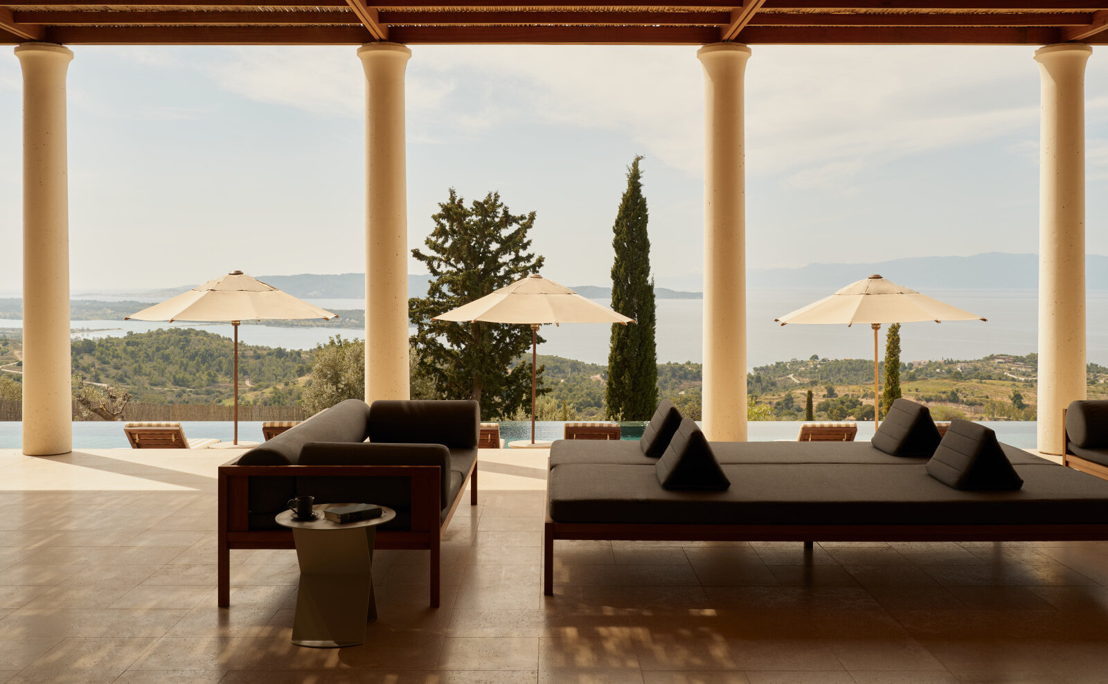 A named villa living-room setting in the official gallery