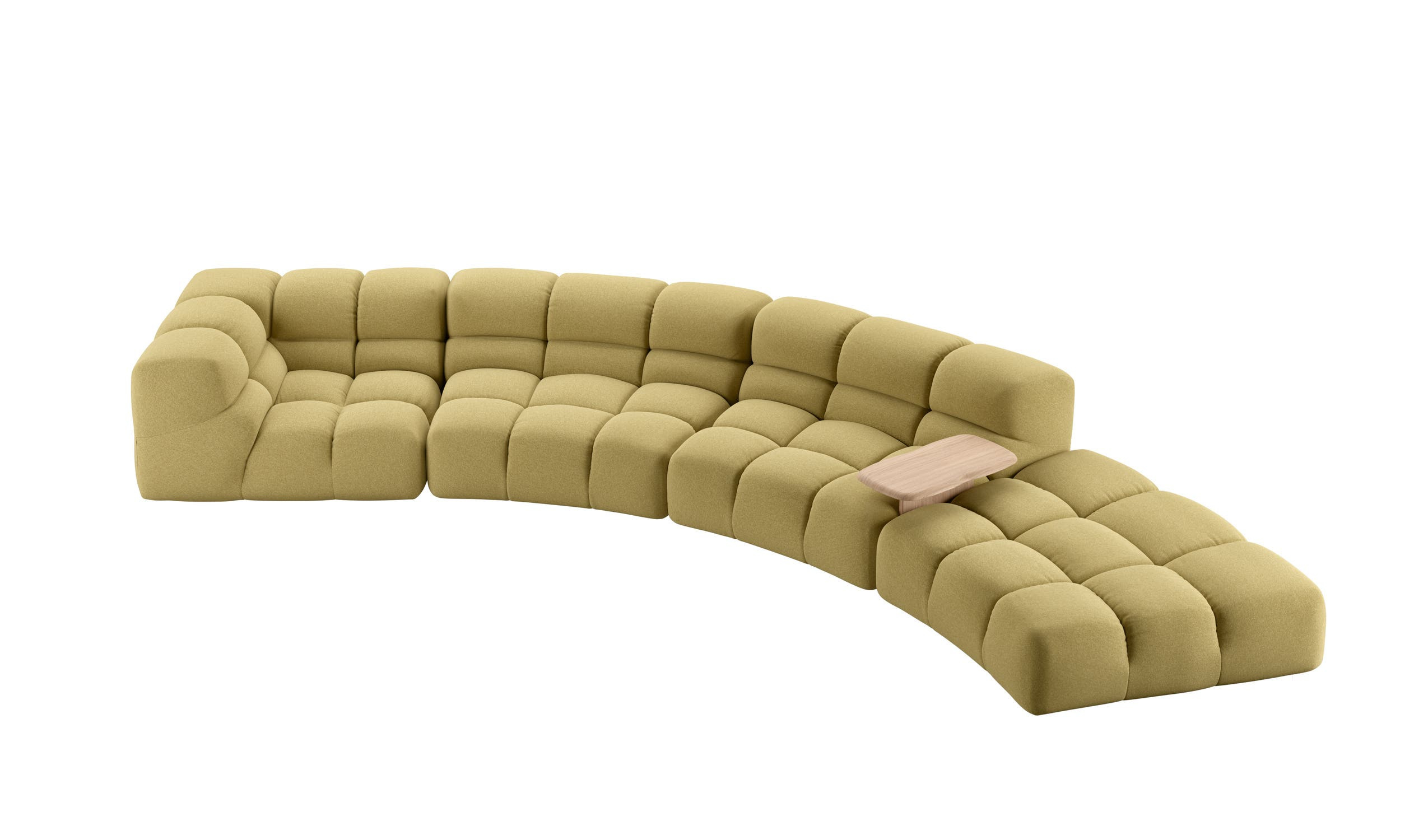 Complete Tufty-Time 20 curved composition with a chaise in the official isolated presentation