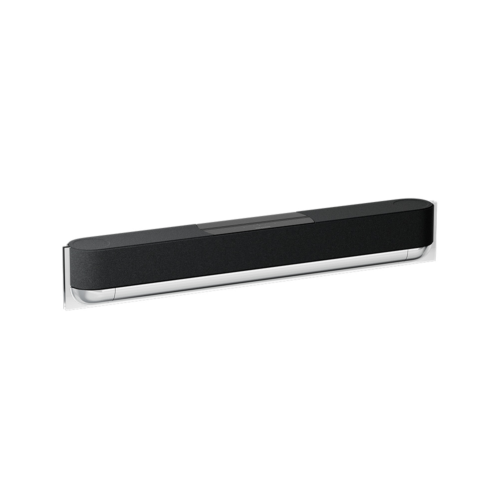 Official isolated front and top product view of Beosound Theatre