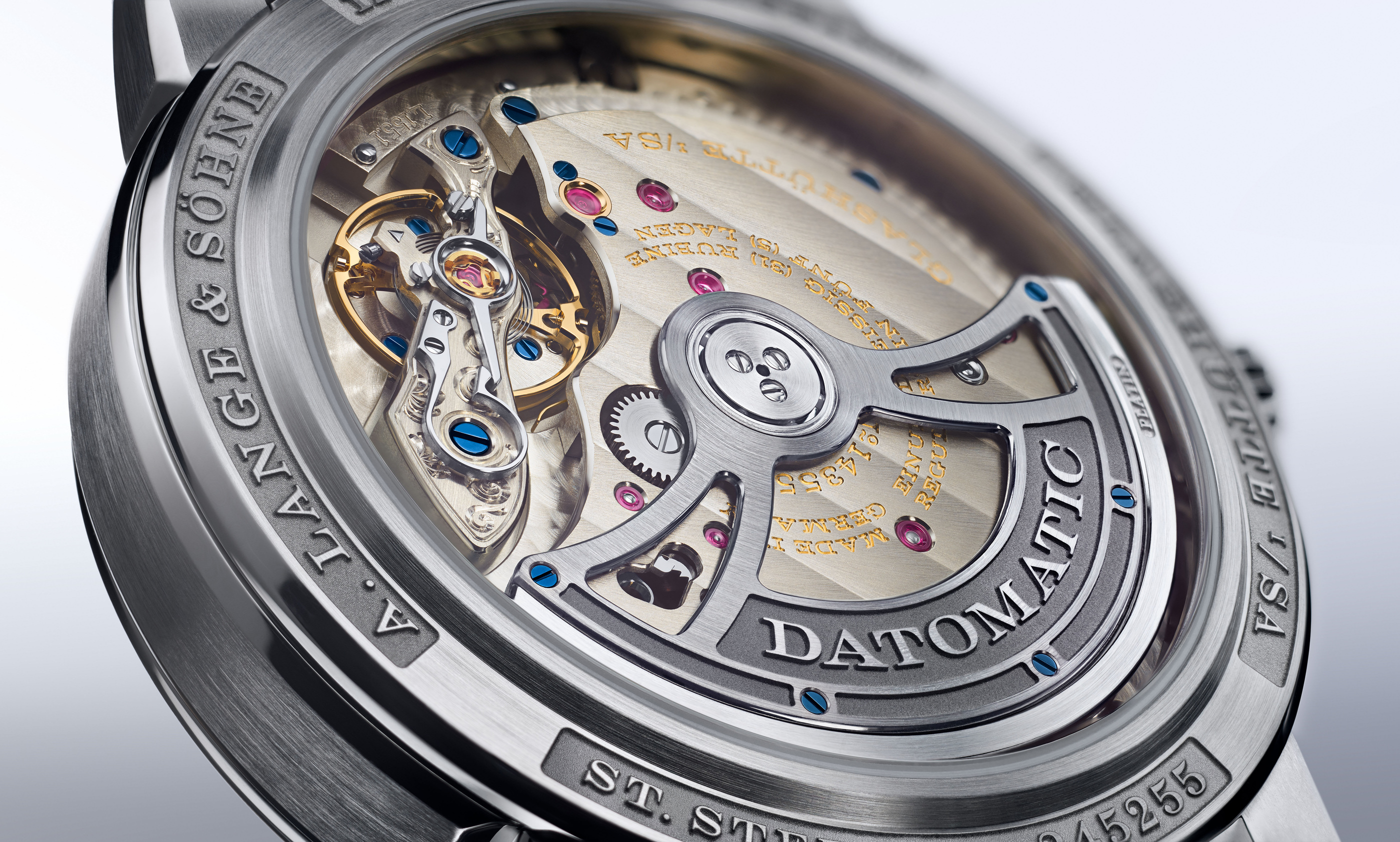 Calibre and rotor through the display back in official 2019 press photography