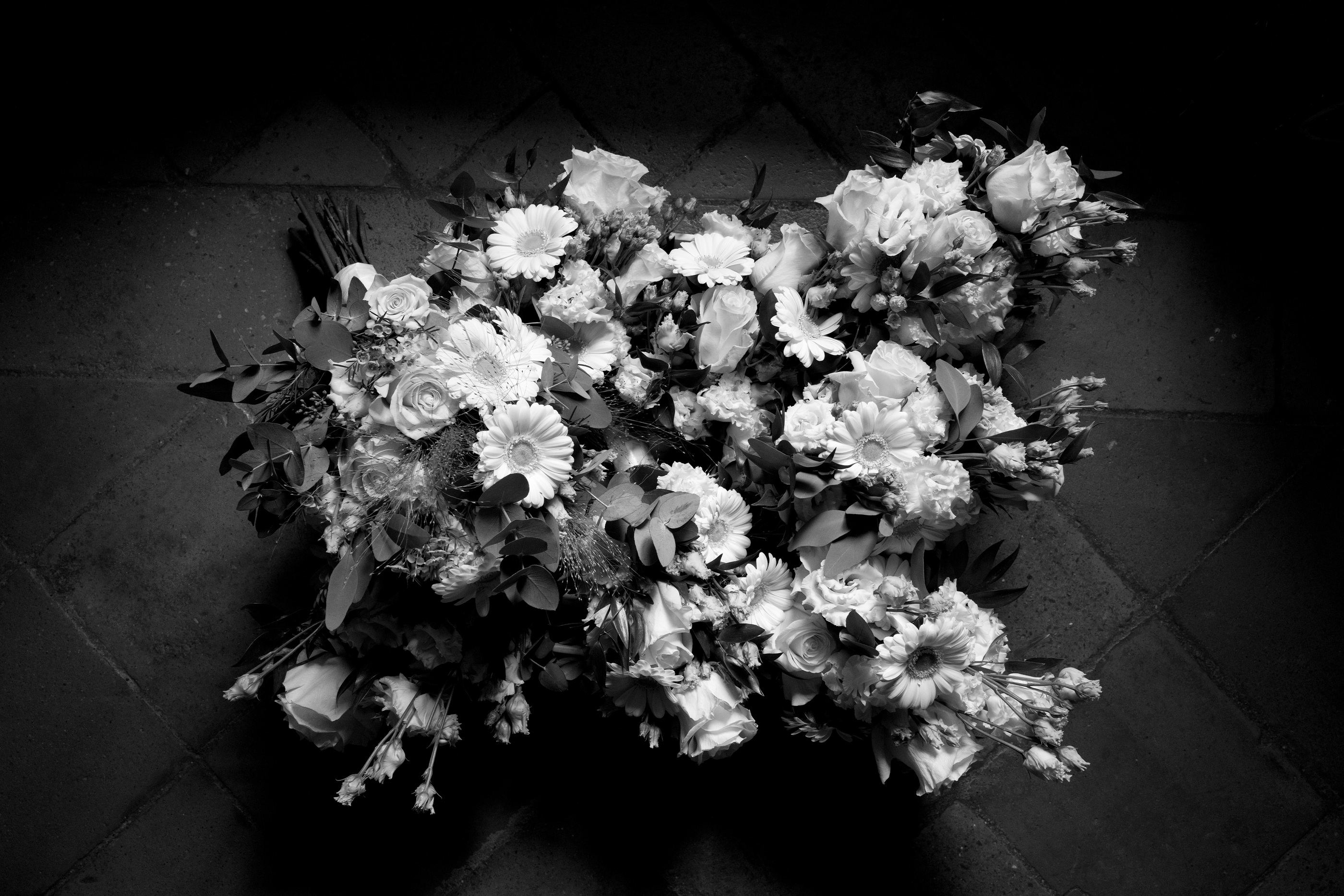 Monochrome floral still life published in the official product presentation