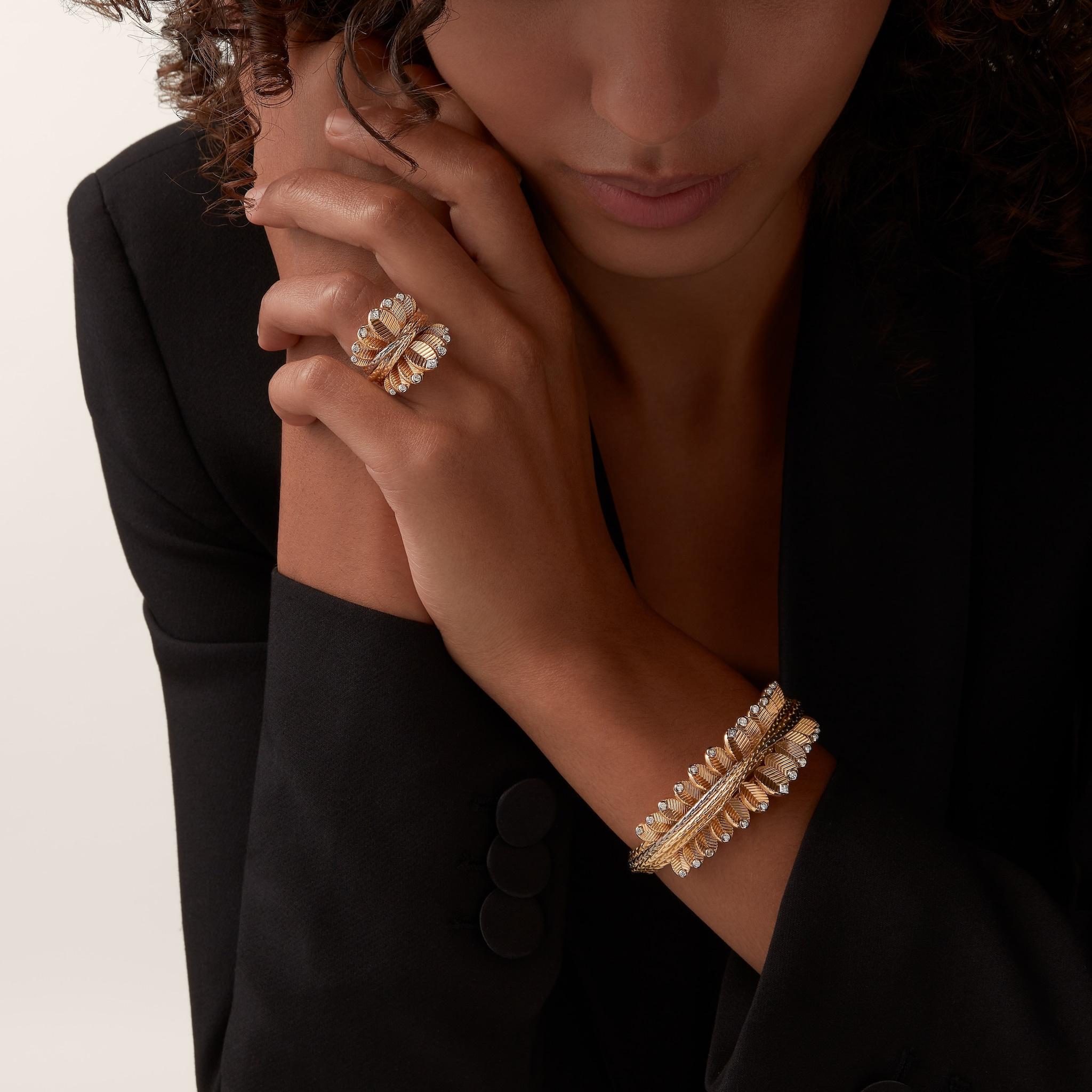 Grain de Café at the wrist and hand in official Cartier photography