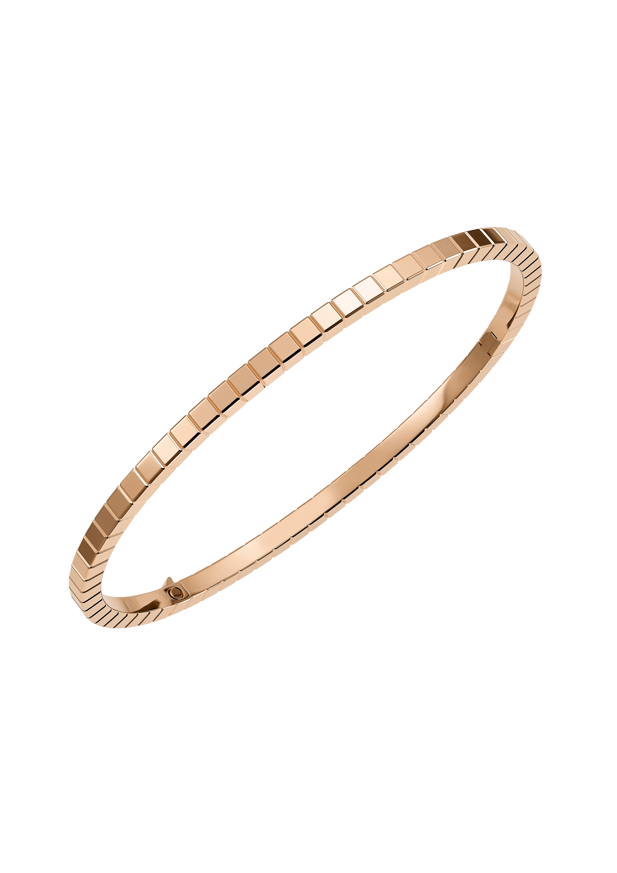 Ice Cube bracelet in the rose-gold studio view