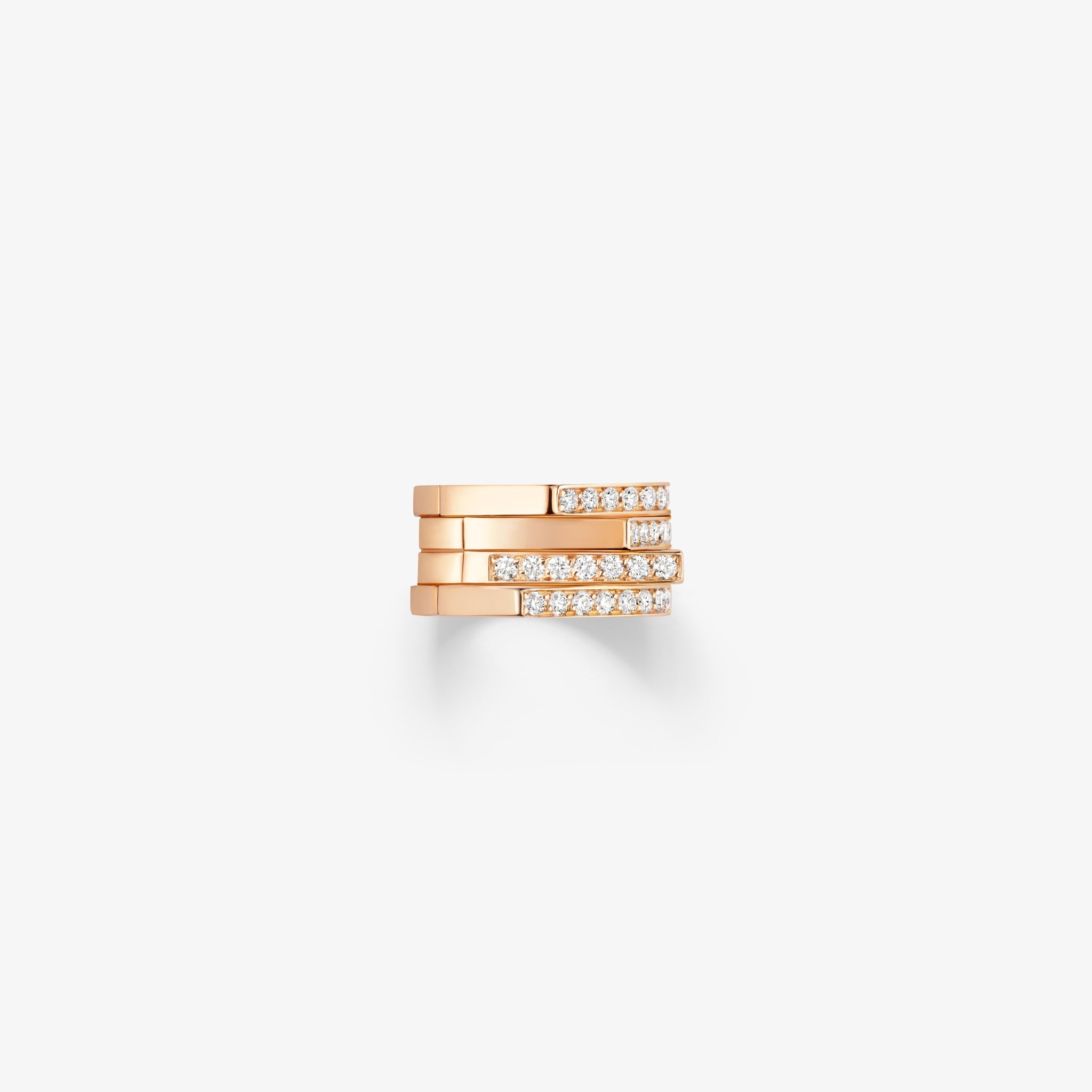 An Antifer ear cuff with several rising rows