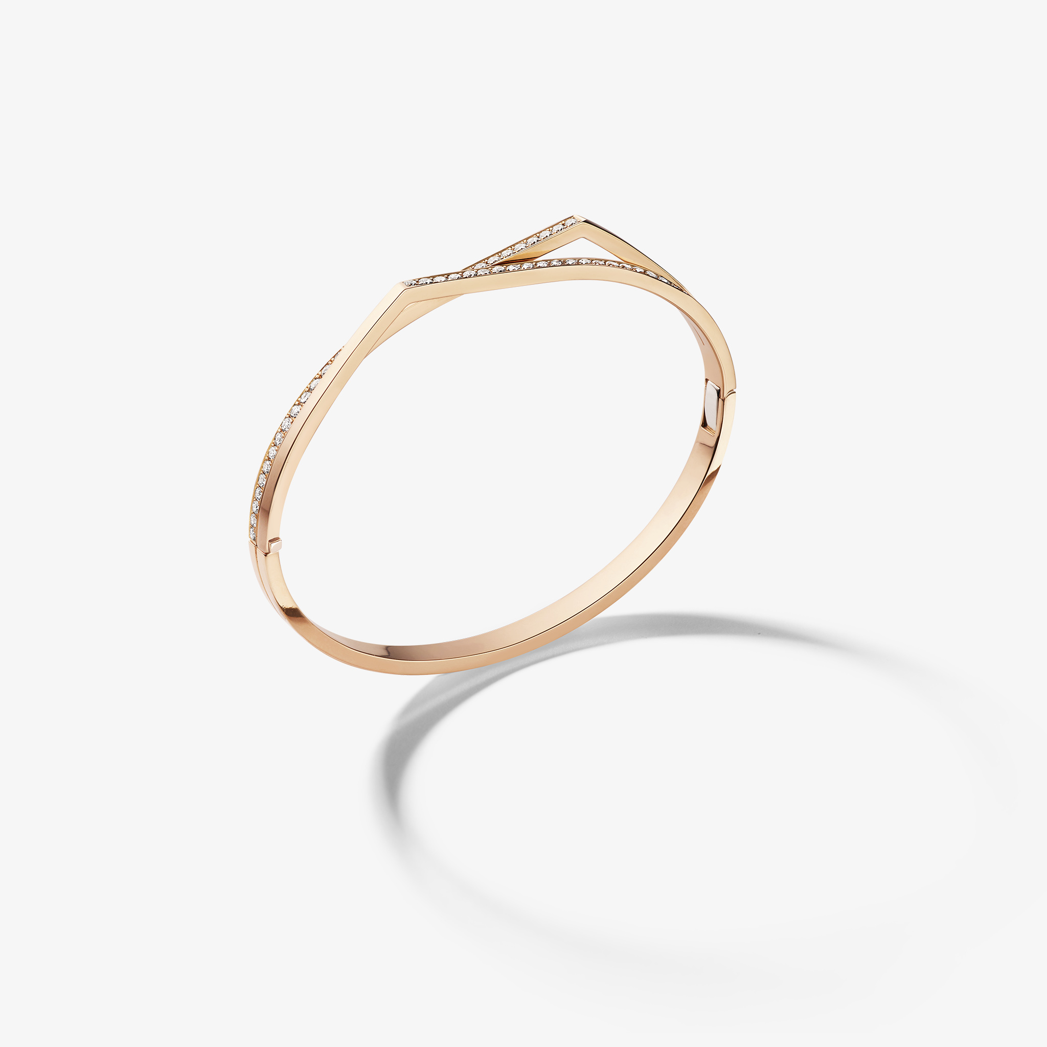 A diamond-set pointed Antifer ring