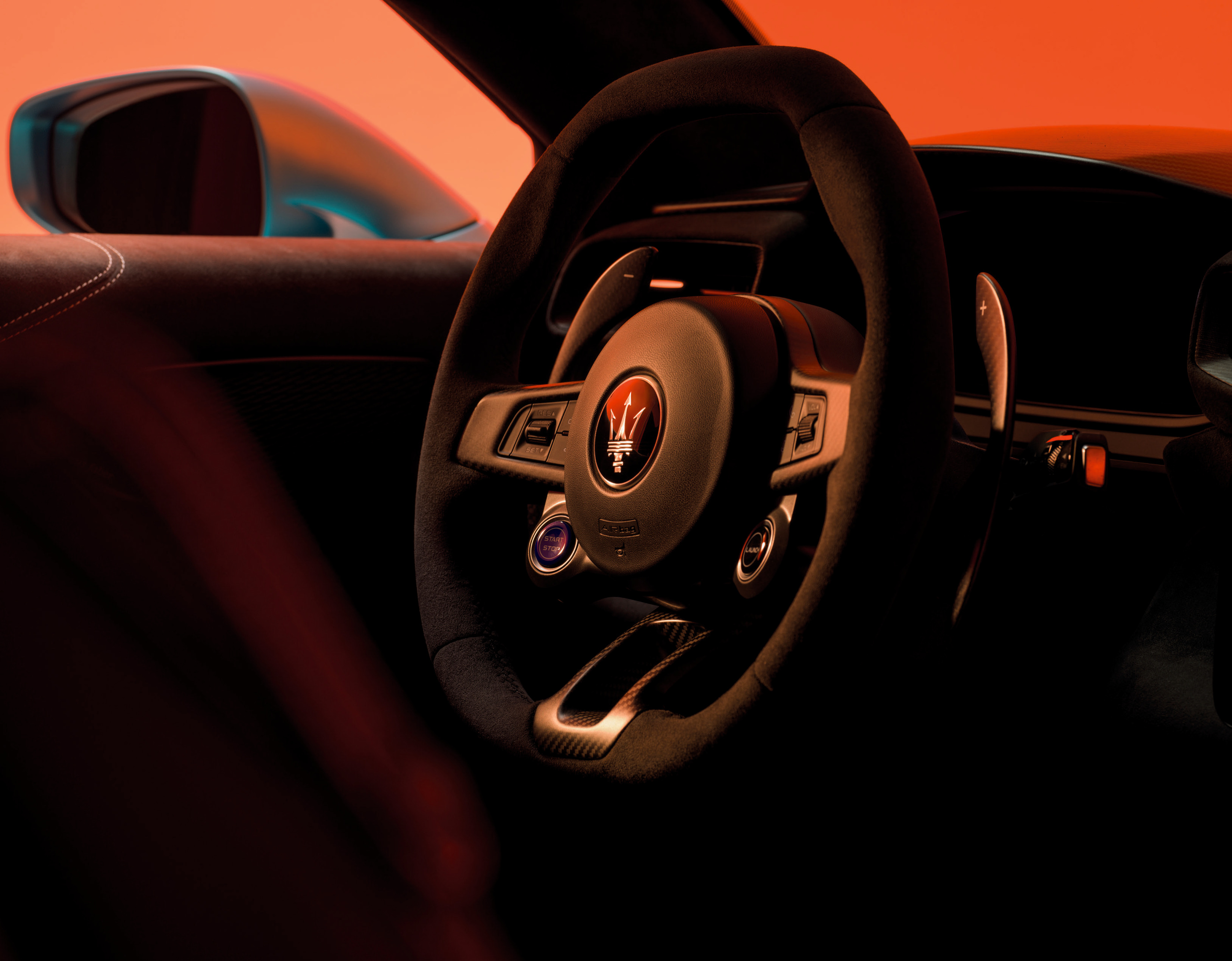 The MCPURA steering wheel and cockpit in the official September 2025 catalogue.