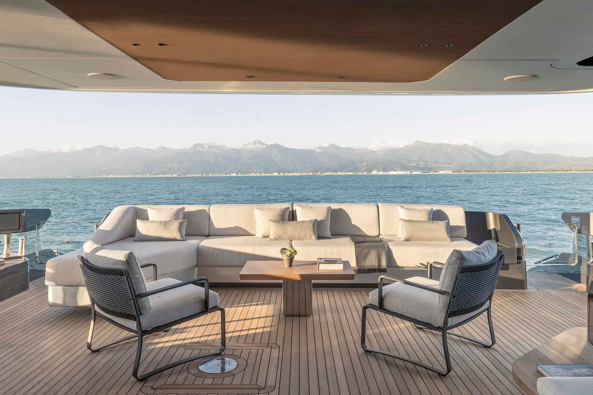 An outdoor sitting arrangement in the current official Grande 36M presentation.