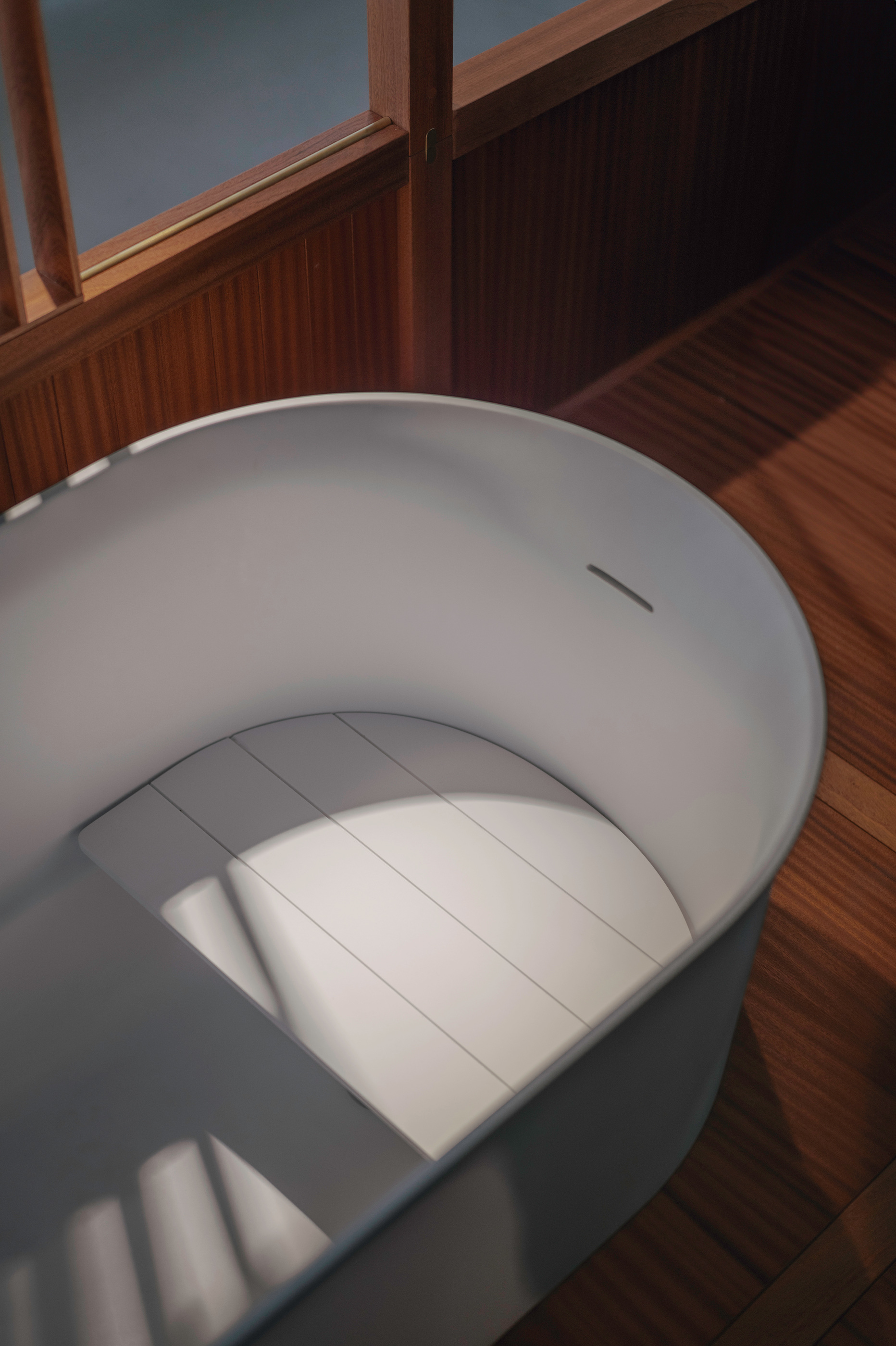 Interior view of the elongated Immersion; the family’s different vessel forms retain their own specifications.