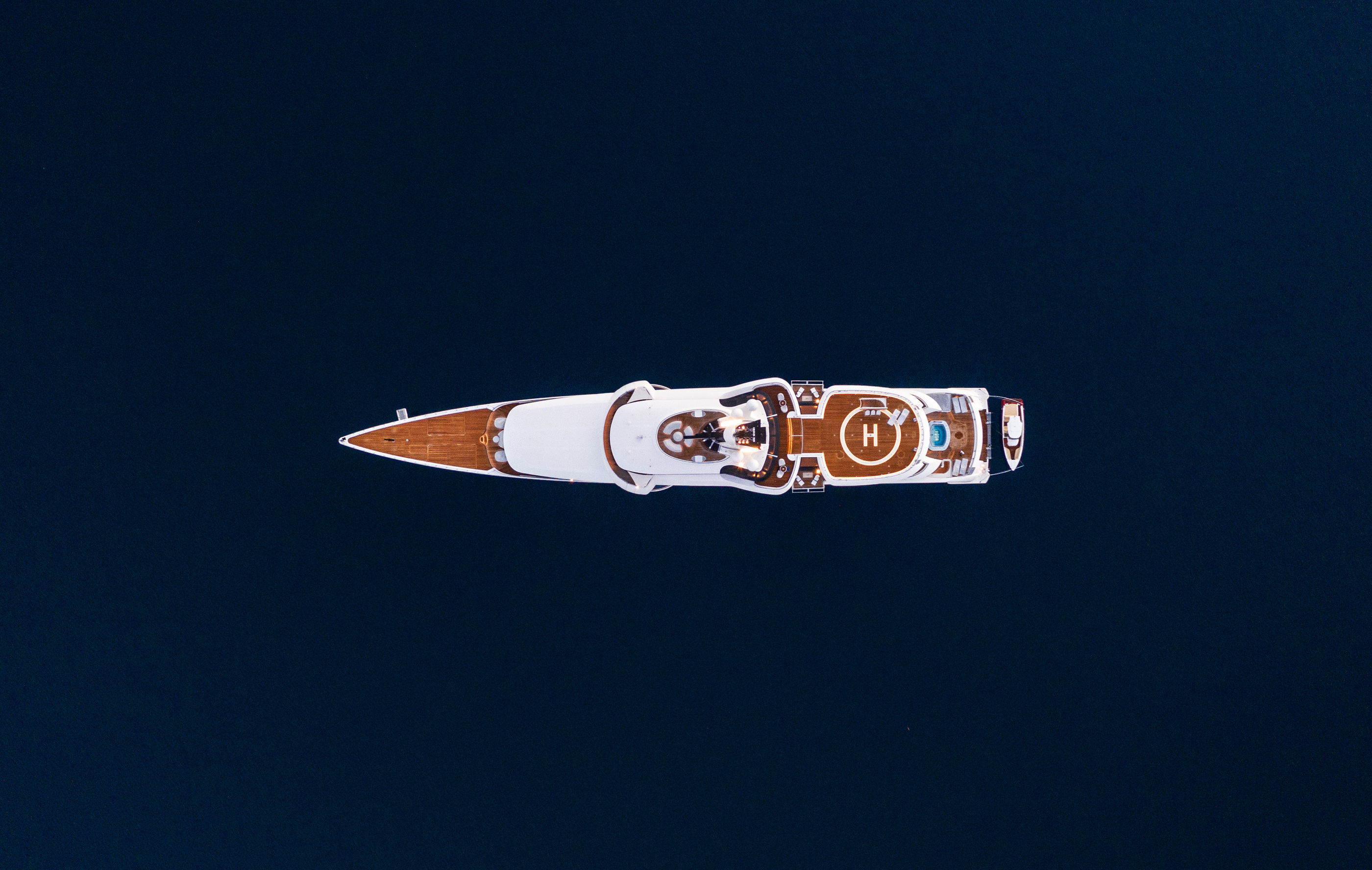 Aerial yacht photograph from Burgess’s official yacht-management page; illustrative of the ownership context.