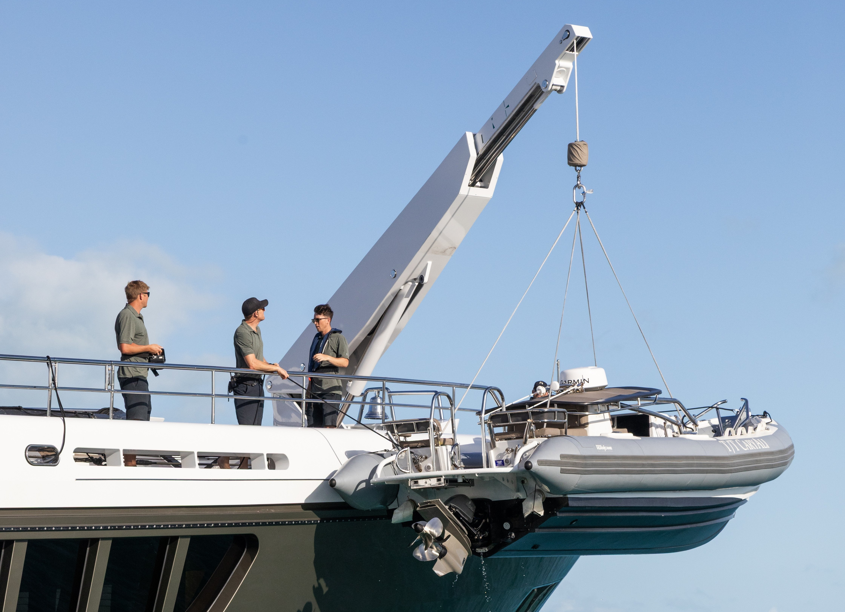 Tender handling in Burgess’s official technical-management imagery.