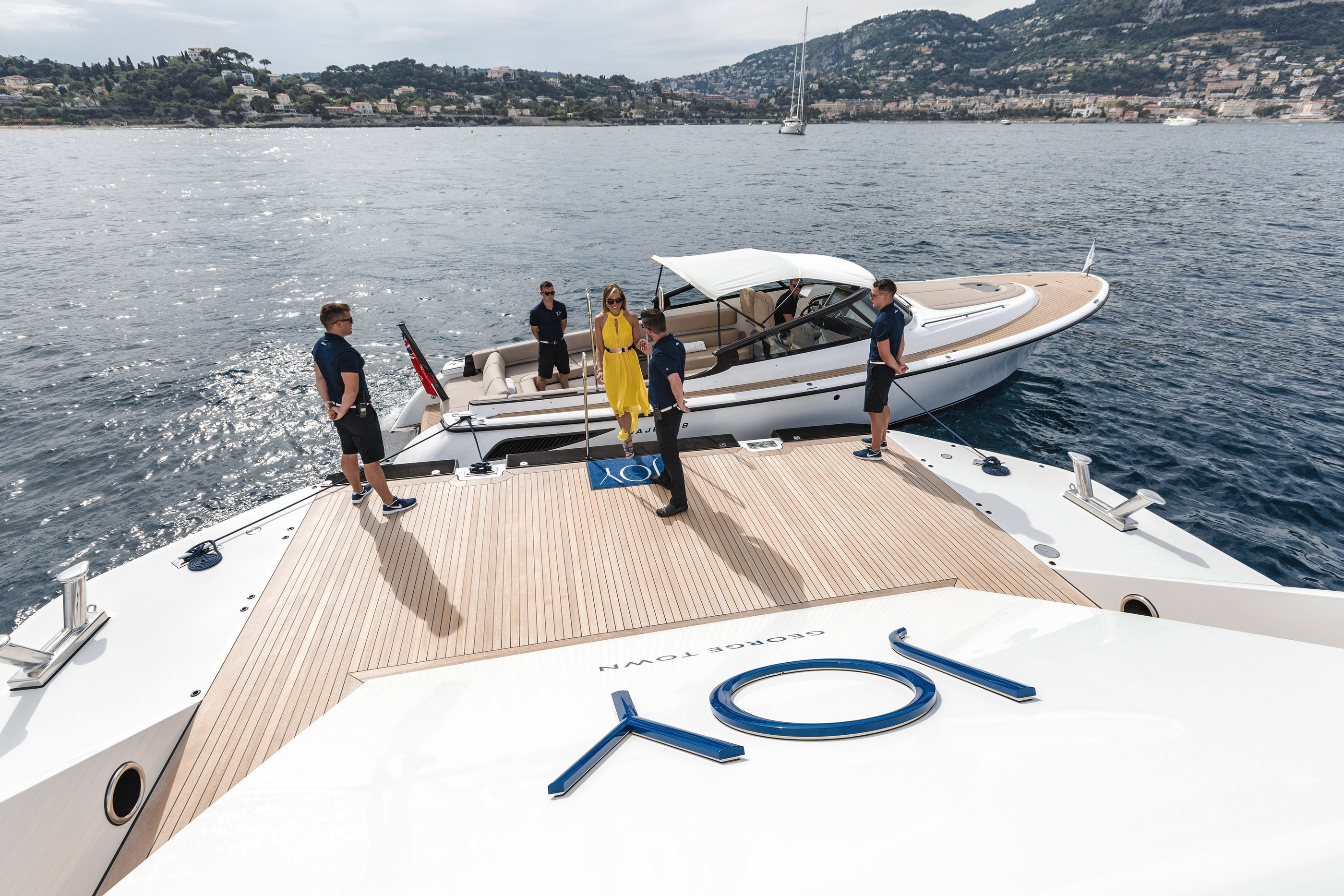 JOY foredeck in Burgess’s official charter-management photography.