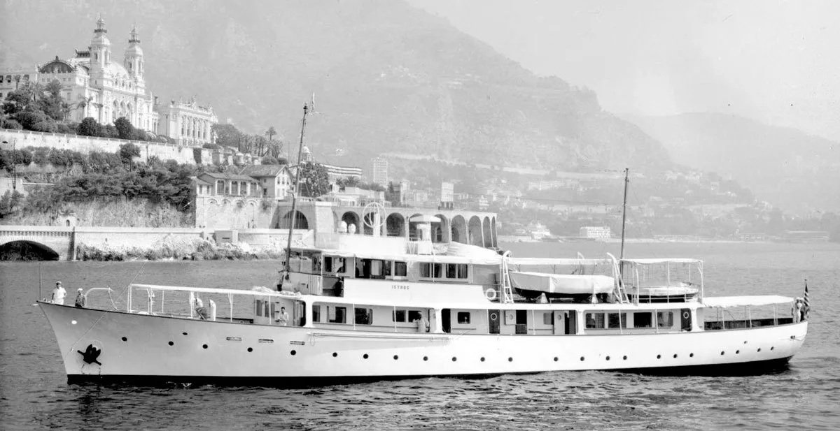 An archival view of Istros included in the builder’s rebuild account.
