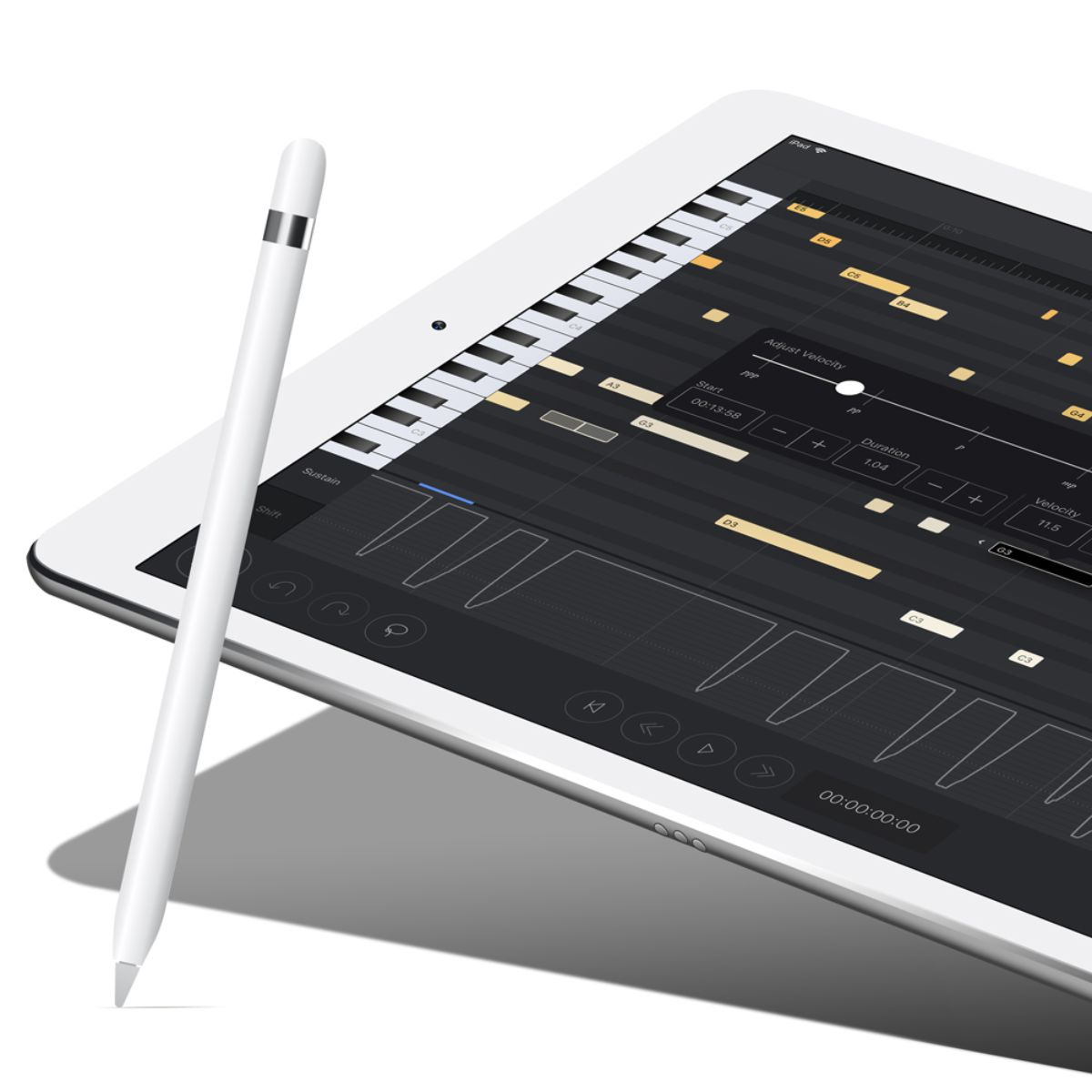 The manufacturer’s published Spirio editing interface; an illustrative screen.