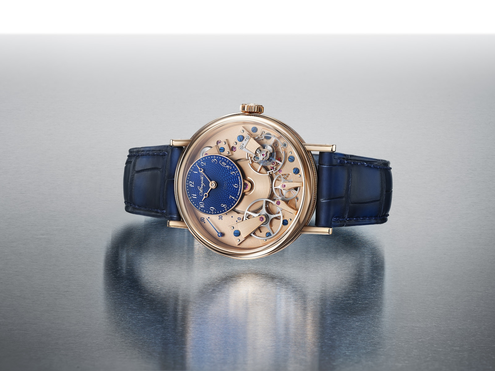 The complete face and strap in Breguet’s official product imagery.