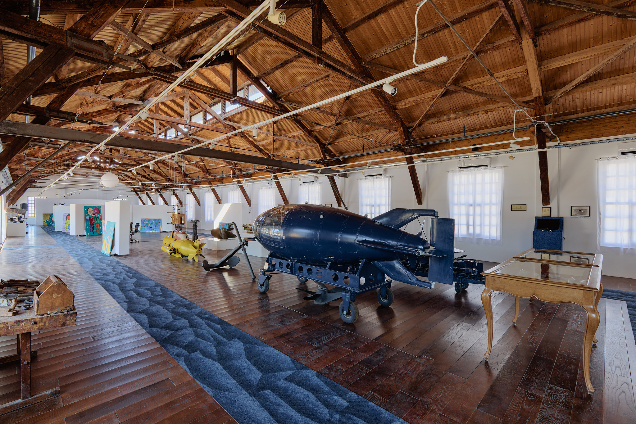 A naval-heritage museum interior in Porto Montenegro’s official destination imagery.